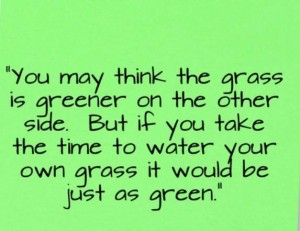 Green Grass Guilt
